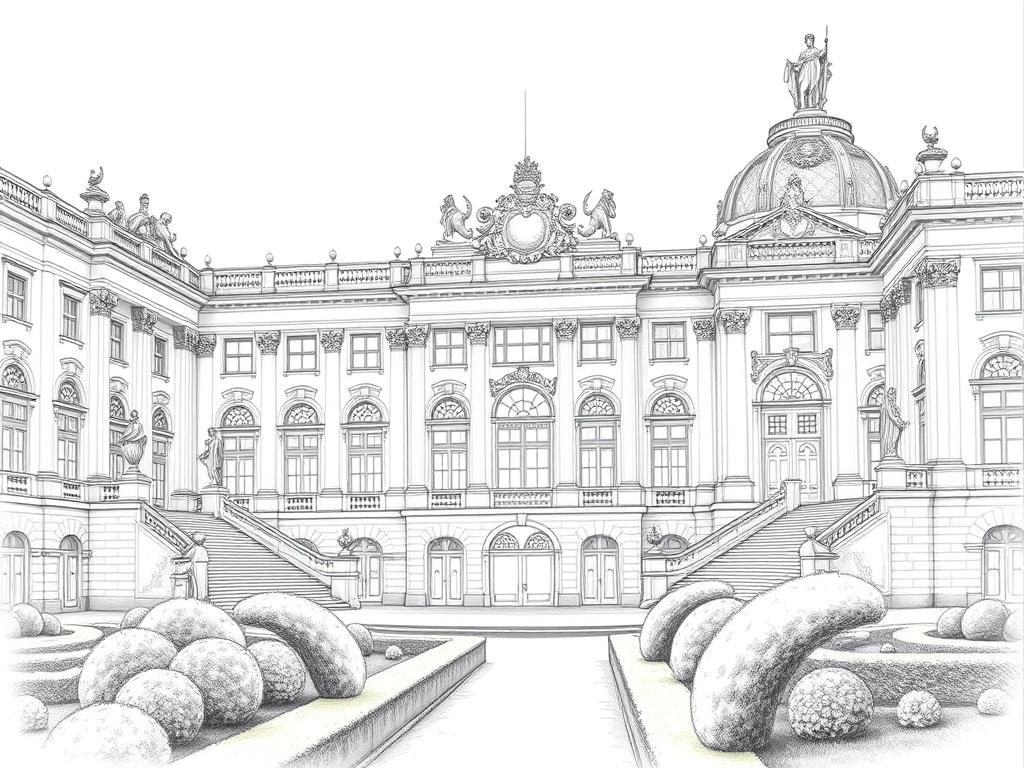 Barocke Architektur Schönbrunn