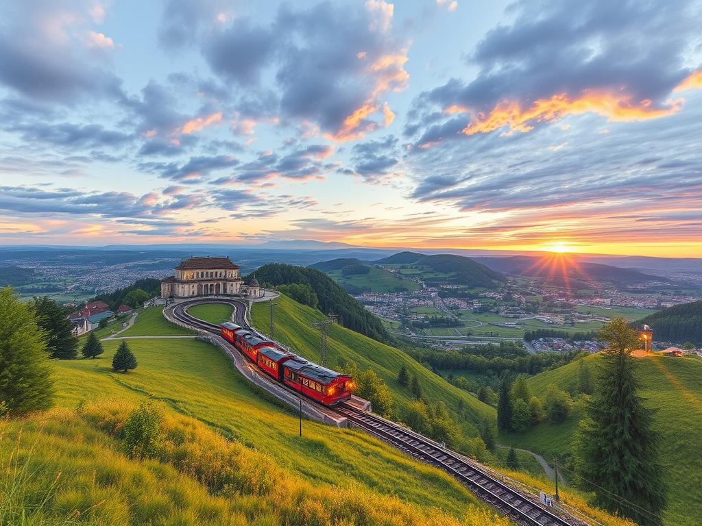 Pöstlingberg in Linz – Panoramablick und die berühmte Grottenbahn