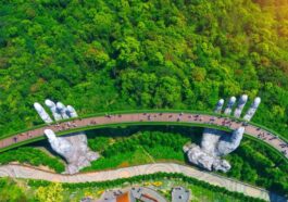 Goldene Brücke in Vietnam