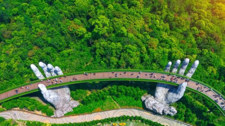 Goldene Brücke in Vietnam