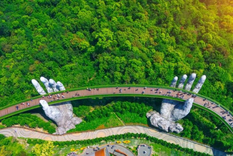Goldene Brücke in Vietnam